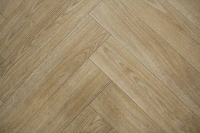 PVC podlaha Hightex Leyton 609M rybia kosť, béžová hnedá