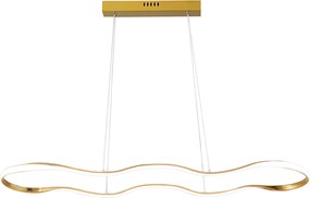 Toolight Toolight, LED stropné osvetlenie 100cm, 24W, 3000K, LHJ028-CP, zlatá, OSW-60018