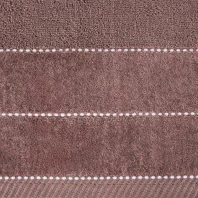 BAVLNENÝ UTERÁK ELZA SADA 3KS 70X140 CM TMAVORUŽOVÁ