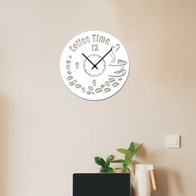 drevo zivota Nástenné hodiny COFFEE TIME Farebný vzor: Čierna, Veľkosť hodín: 50x50