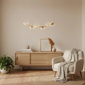 Toolight Toolight, stropné svietidlo 6xG9, G133-6CP, zlatá, OSW-02607