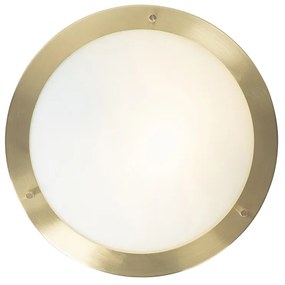 Inteligentné stropné svietidlo zlaté 31 cm IP44 vrátane Wifi A60 - Yuma