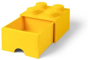 Žltý úložný box so zásuvkou LEGO®