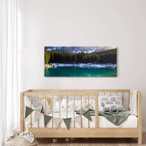 Obraz - Jazero Karersee (120x50 cm)