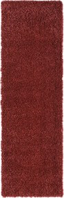 My Flair, Behúň My Shaggy weinrot, 80x300, červená, chodba / predsieň
