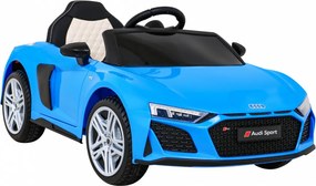 Ramiz Elektrické autíčko Audi R8 Lift modré + diaľkové ovládanie + EVA kolesá + MP3 + LED