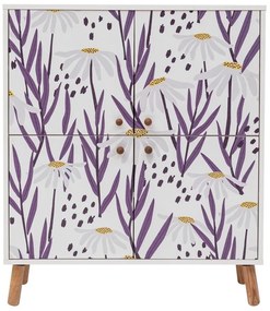 Biela skrinka 95x111 cm Multilux – Kalune Design