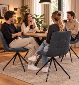 Vintino Jedálenská stolička KLOSE čierna