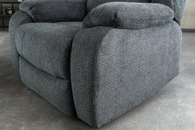 Kreslo Relax 47594 Hollywood - Tmavošedá látka  - Komfort-nábytok