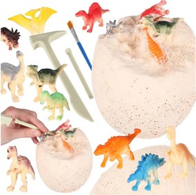 KIK Stonka Archeologická sada Dinosaurie vajce s 12 figúrkami