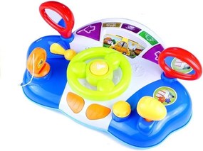 LEAN Toys Interaktívny volant pre deti s panelom zvukov