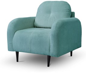 Kreslo Clover (tyrkysová). Akcia -19%. Vlastná spoľahlivá doprava až k Vám domov. 1098196