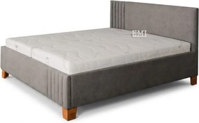 Posteľ čalúnená RONIA + lamelový rošt + matrac EMI
