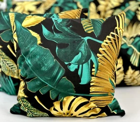 INTERMEDIC SK Posteľná obliečka Jungle Black na vankúšik 40x40 cm