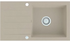 Granitový drez 1K 780x440 béžový