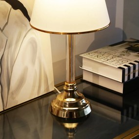 Stolná lampa Deni biela