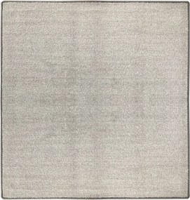Vopi, Kusový koberec Messina béžová štvorec, 100x100, šedá, obývacia izba