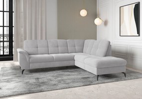 XXXLutz ROHOVÁ SEDAČKA, textil, strieborná Sit & More - Sedačky - 000144013385
