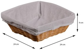 Košík na pečivo Kessi, 24x24 cm