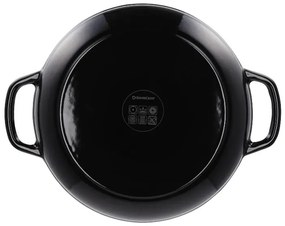 Silvercrest®  Liatinová servírovacia panvica, Ø 30 cm (čierna)  (100393085)