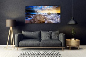 Obraz na akrylátovom skle Pláž príroda 120x60 cm