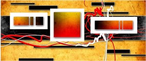 Obraz - Abstrakcia (120x50 cm)