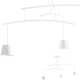 Redo 01-1524 - LED Luster na lanku LOLLI 3xLED/6W/230V biela