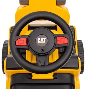 Odrážadlo nakladač CAT 2xAA žltá/čierna