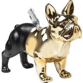 Bulldog pokladnička zlatá/čierna