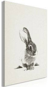 Artgeist Obraz - Fluffy Bunny (1 Part) Vertical Veľkosť: 60x90, Verzia: Premium Print
