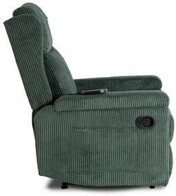 Masážne kreslo ANDREA, zelený menčester