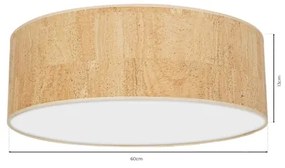 Stropné svietidlo CORK 3xE27/60W/230V