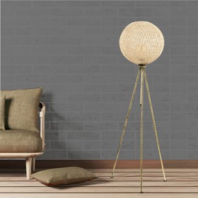 Stojace lampy Opviq  Floor Lamp - Pied - Gold