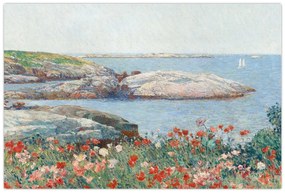 Obraz - Childe Hassam, Poppies,  Isles of Shoals, reprodukcia (90x60 cm)