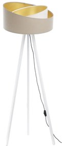 Stojacia lampa GALAXY 1xE27/60W/230V béžová/biela