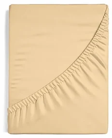 Napínacia plachta na posteľ - Sand Jersey 200/200/25