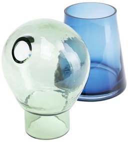 Skittle váza 28 cm modrá