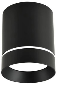Candellux Bodové svietidlo TUBA 1xGU10/15W/230V čierna CA0685
