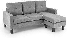 Pohovka s taburetem Gerson šedá