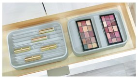 Sivý organizér na makeup iDesign Eco Bin, 28,12 x 19,23 cm