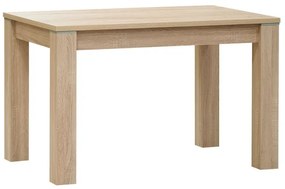Stima Stôl PERU Rozklad: + 40 cm rozklad, Odtieň: Tmavo hnedá, Rozmer: 80 x 80 cm