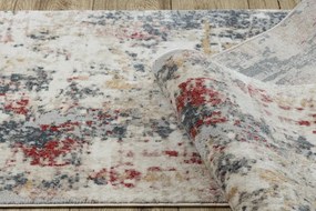 Koberec / behúň DISTIN 0123A ružový / púdrový / biely