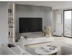 Mexen Lam-B, stenové lamely 275 × 31,5 cm, HDF doska 4 mm, strieborná, S100-275317-2812-056