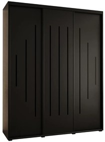 Skriňa 45 Canaris 12 190 čierna/čierna