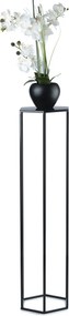 STOJAN NA KVETINÁČ HEXA 100X24X28 CM ČIERNA