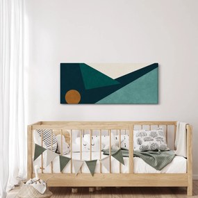 Obraz - Kubistická abstrakcia (120x50 cm)