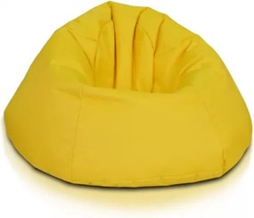 Sedací vak guľa Maxi polyester TiaHome - Žltá