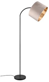Čierno-béžová stojacia lampa (výška 205 cm) Julieta – Trio