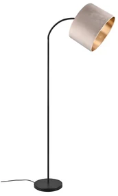 Čierno-béžová stojacia lampa (výška 205 cm) Julieta – Trio