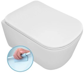 Kerasan Kerasan, TRIBECA závesná WC misa, Rimless, 35x54cm, biela, 511401